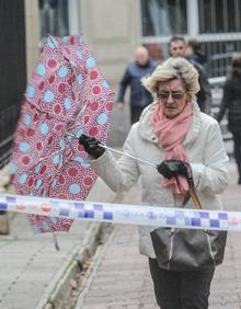 Imagen secundaria 2 - Cerrados el parque de La Florida y la pista de hielo por el viento