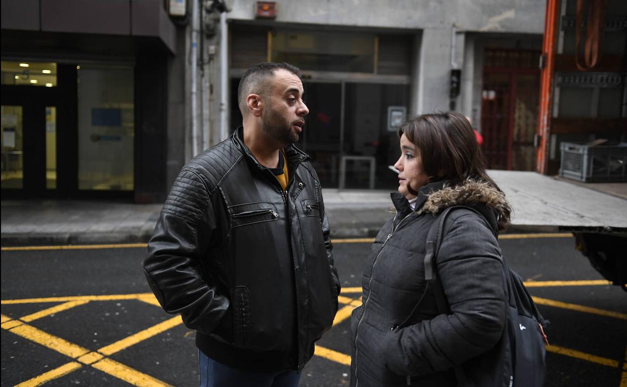 El padre de la menor asesinada.