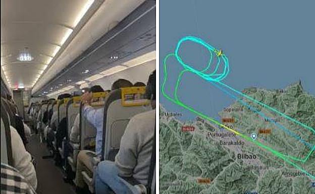 El calvario de aterrizar en Loiu con viento: «Vomitó medio avión»