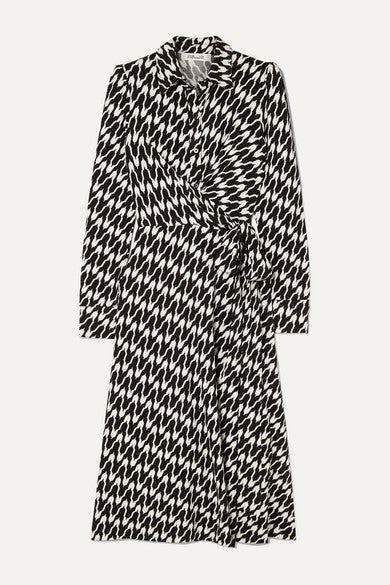 Un vestido ‘wrap’ de Diane Von Furstenberg (430 euros).