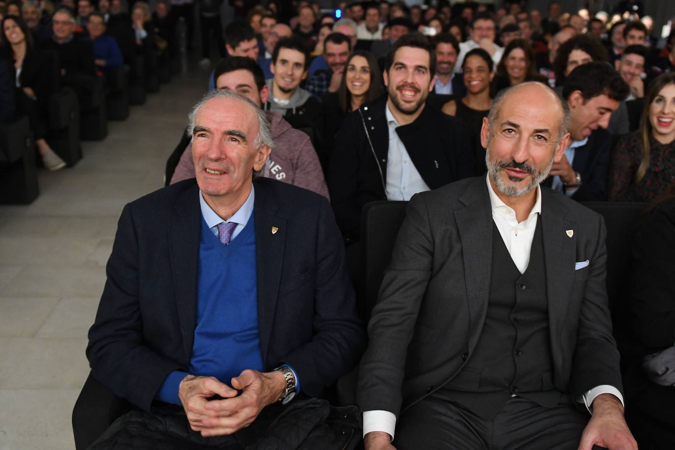 Iribar y Elizgi juntos en la gala de los premios EL CORREO.