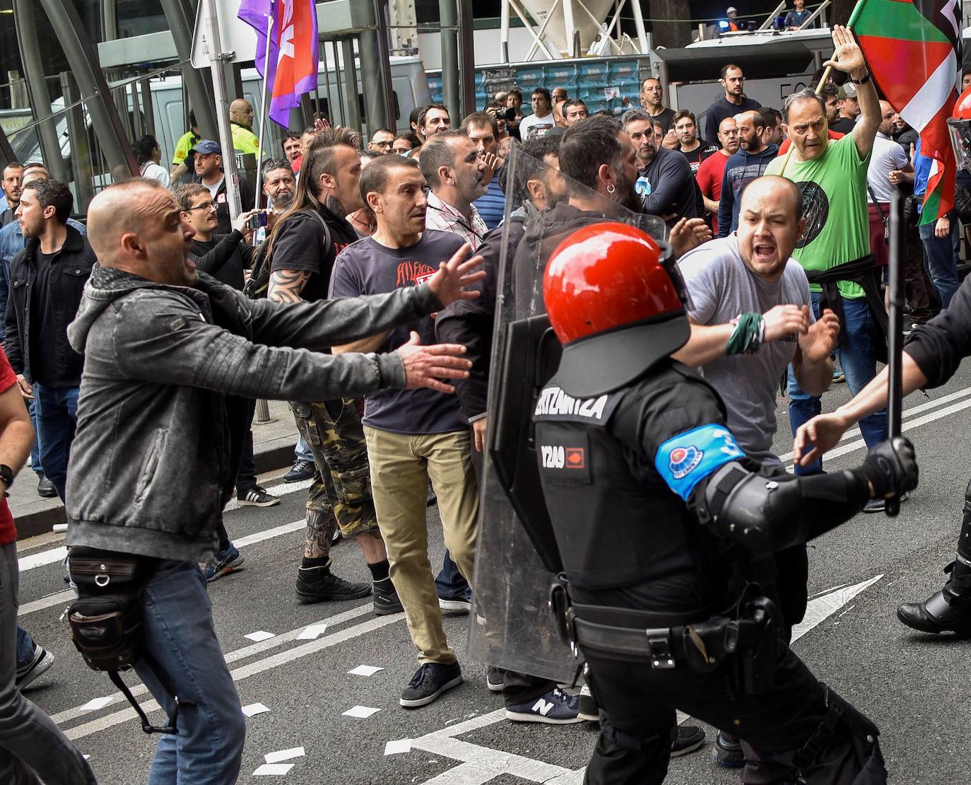 Un año conflictivo. Las jornadas perdidas por huelgas este año en Euskadi se han incrementado un 180% con respecto al pasado 2018. Especial incidencia tuvo la del metal, saldada con acuerdo.