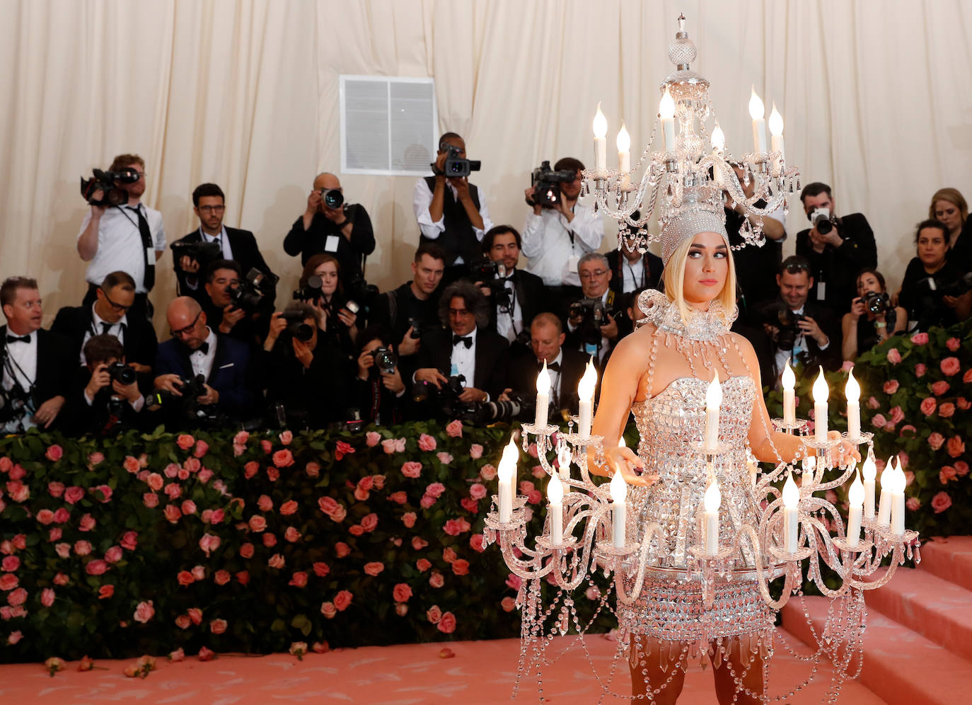 Katy Perry llega a la gala del Museo de Arte Metropolitano de Nueva York, en Manhattan, 6 de mayo de 2019.