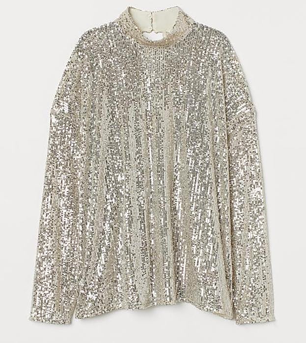 Conjunto de lentejuelas de H&M.