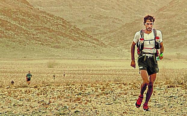 Julen Urdaibai, durante la competición de Namibia.