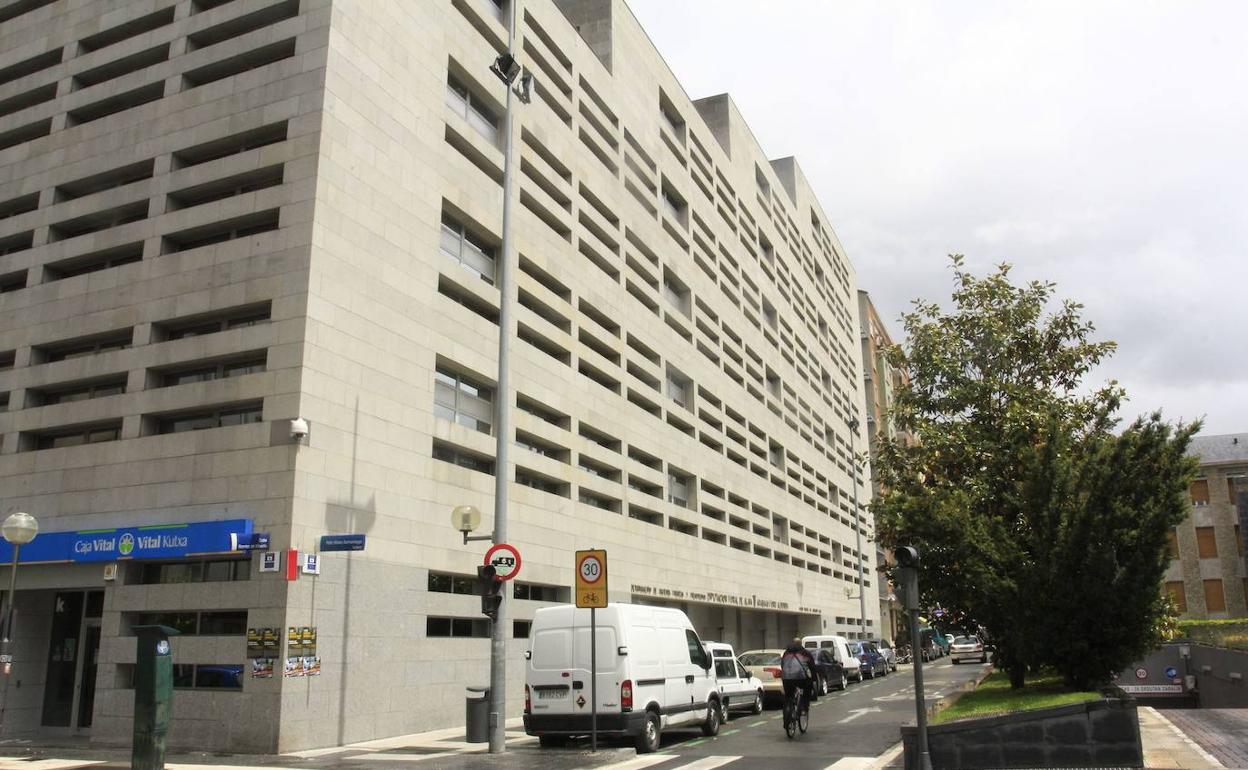 La sede de la Hacienda foral en Vitoria. 