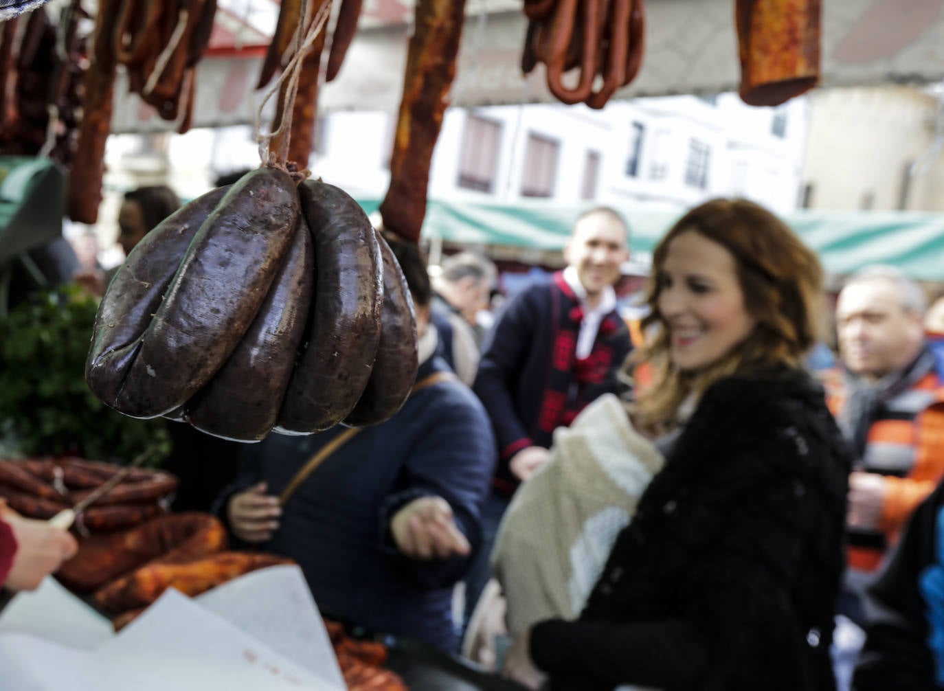 Mungia disfrutó de la tradicional feria con entusiasmo y con la presencia de ilustres invitados como Aitor Elizegi, presidente del Athletic