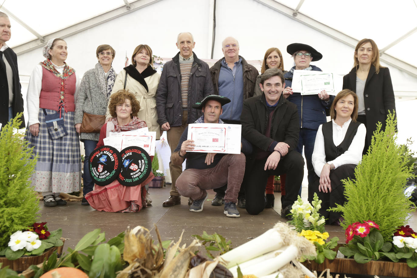 Mungia disfrutó de la tradicional feria con entusiasmo y con la presencia de ilustres invitados como Aitor Elizegi, presidente del Athletic