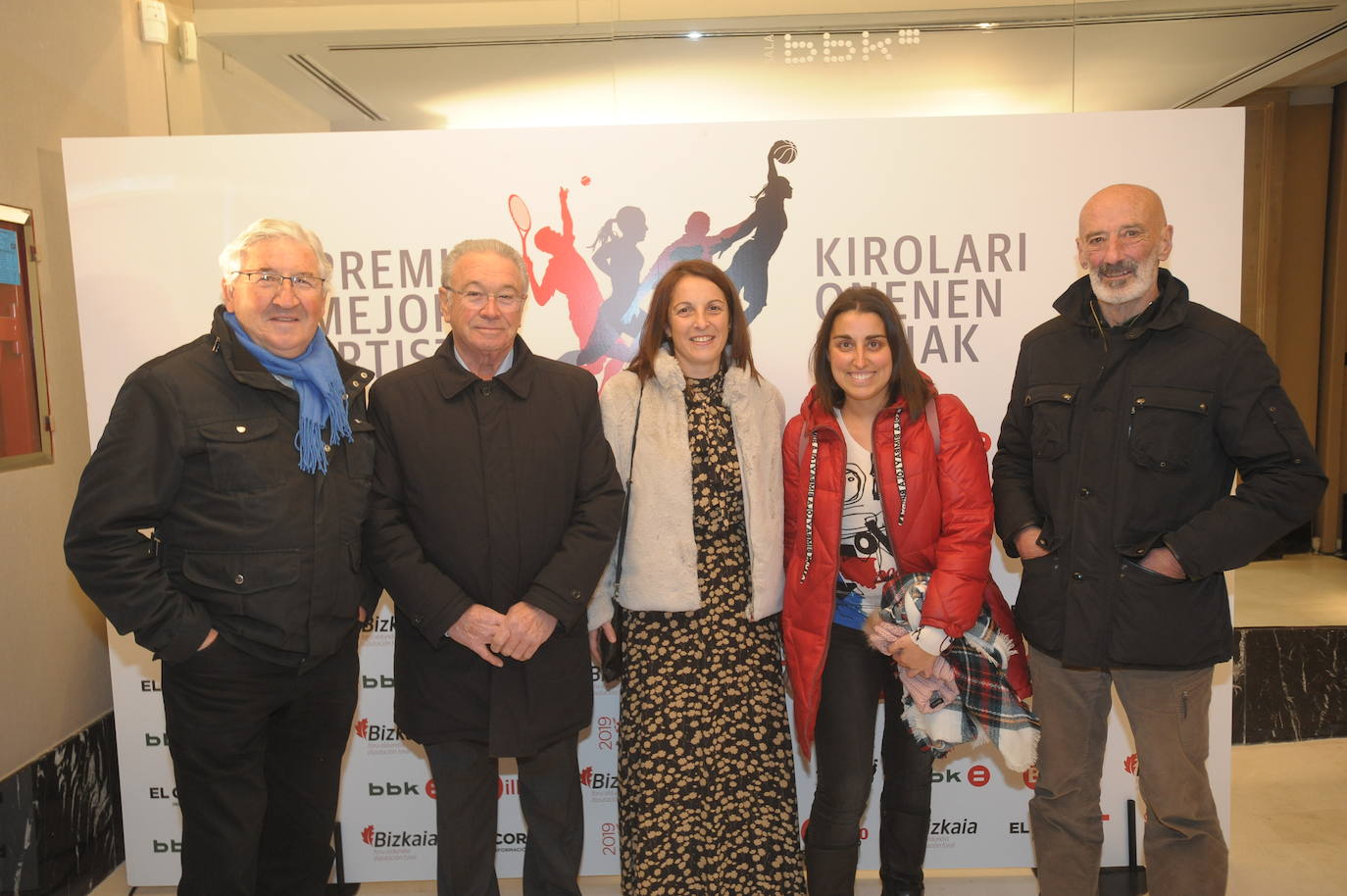 Enrique Antón, Miguel Madariaga, Marimar Sáinz, Idoia Pernia e Iñaki Zarate.