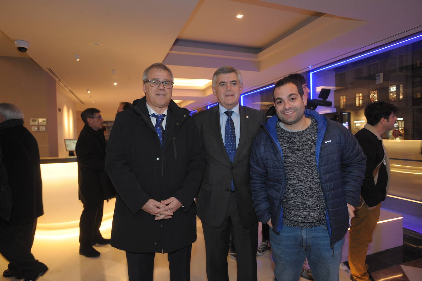 Iker Gamboa, Kepa Odriozola y Xabier Jimenez.