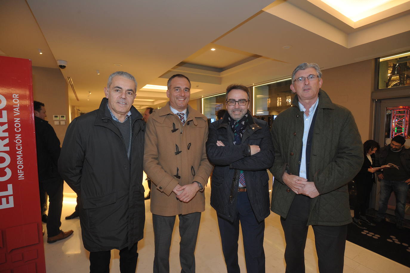 Txus Paredes, Jon Ciriero, Carmelo Lezana e Igor del Busto. 