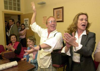 Imagen secundaria 1 - La artista se entregó a su vida familiar; política , desde el PCE; solidaria, colaborando con enfermos de Esclerosis Múltiple, y de pareja con Massimo Stechini.