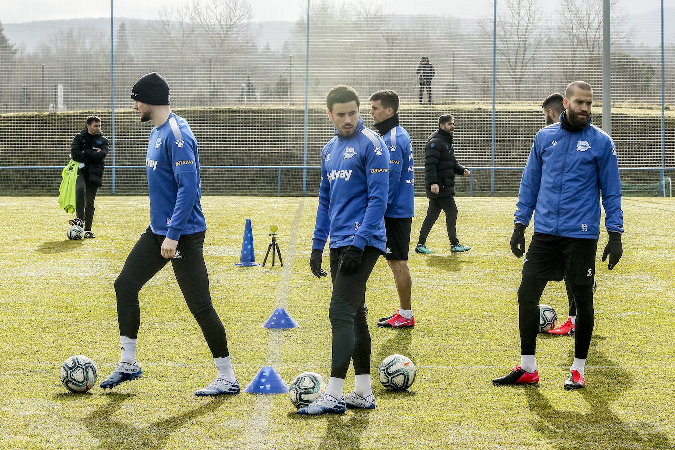 Fotos: El Alavés prepara el partido ante el Villarreal