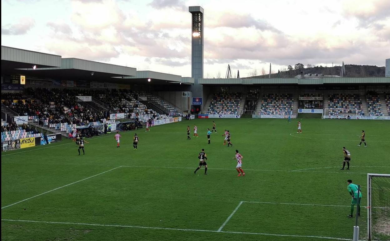 Imagen del pasado encuentro frente al C.D Guijuelo