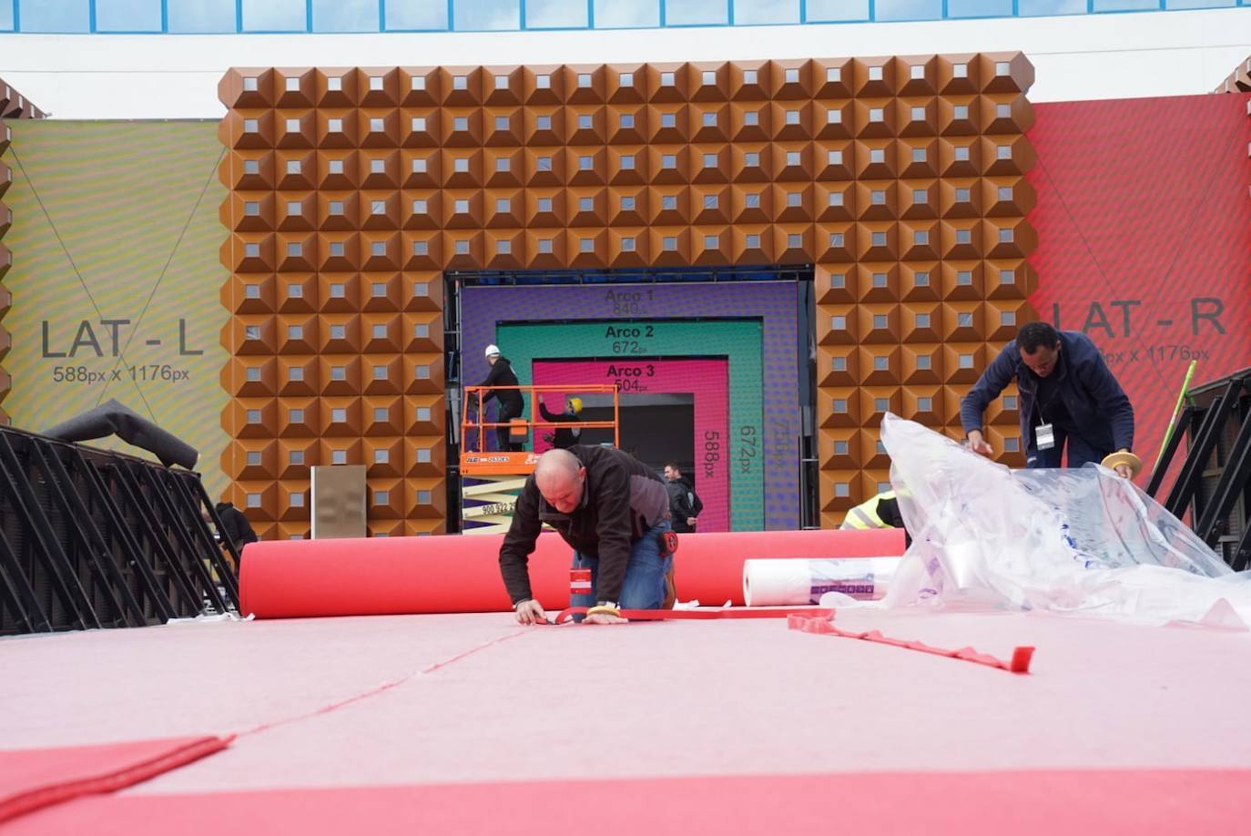 Fotos: Así se preparan los Goya