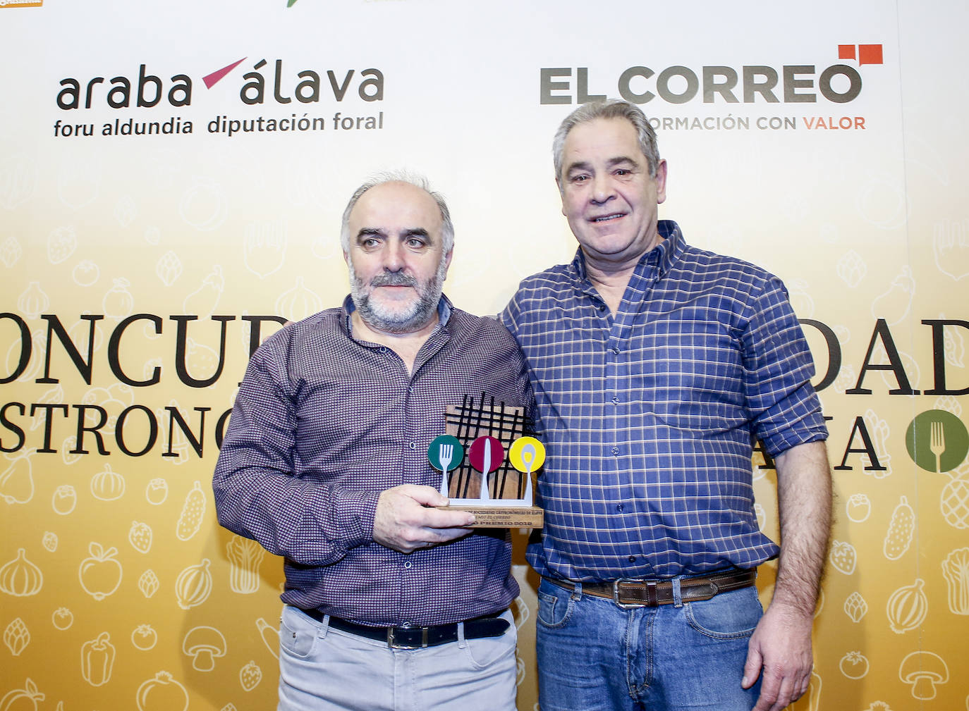 Fotos: Entrega de premios del XXIII Concurso de Sociedades Gastronómicas de Álava EL CORREO