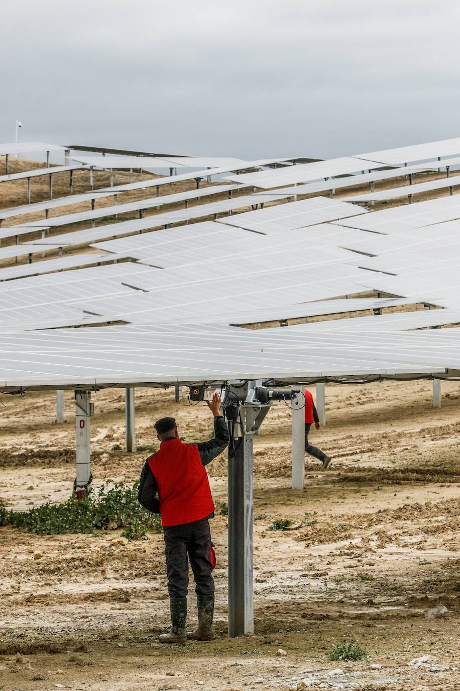 Fotos: El mayor parque solar de Euskadi, en marcha