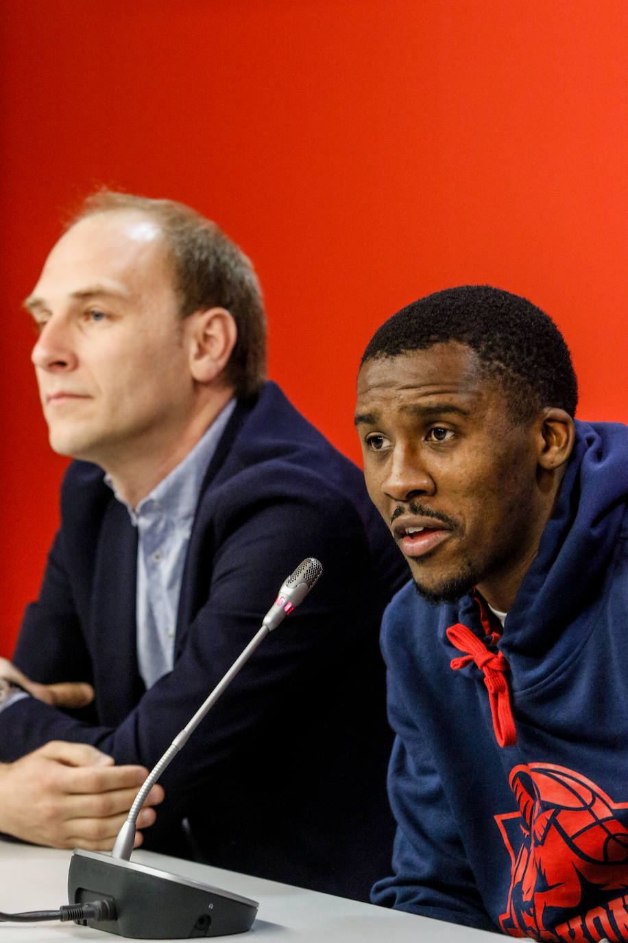 Fotos: La presentación de Christon con el Baskonia, en imágenes