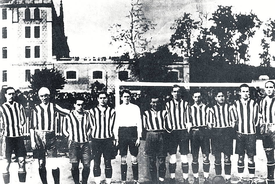 La plantilla del Athletic de 1921.