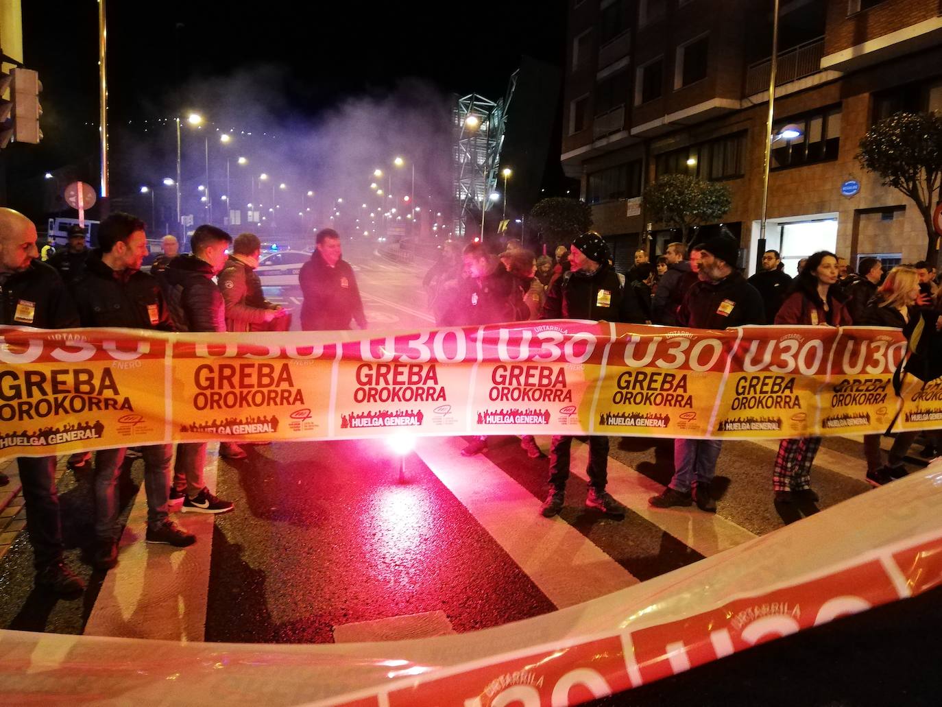 Fotos: Las jornada de huelga en Bilbao, en imágenes