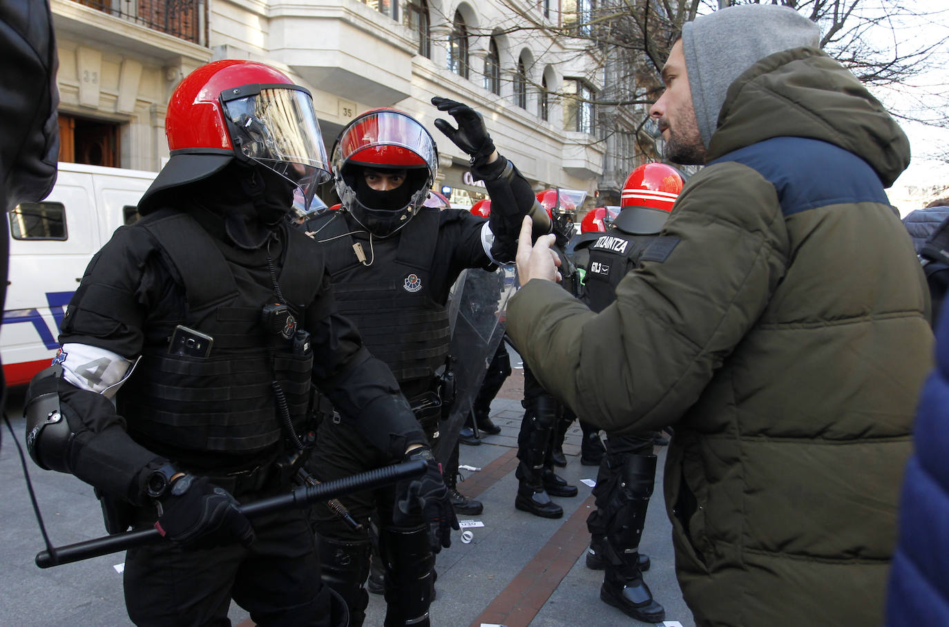 Fotos: Las jornada de huelga en Bilbao, en imágenes