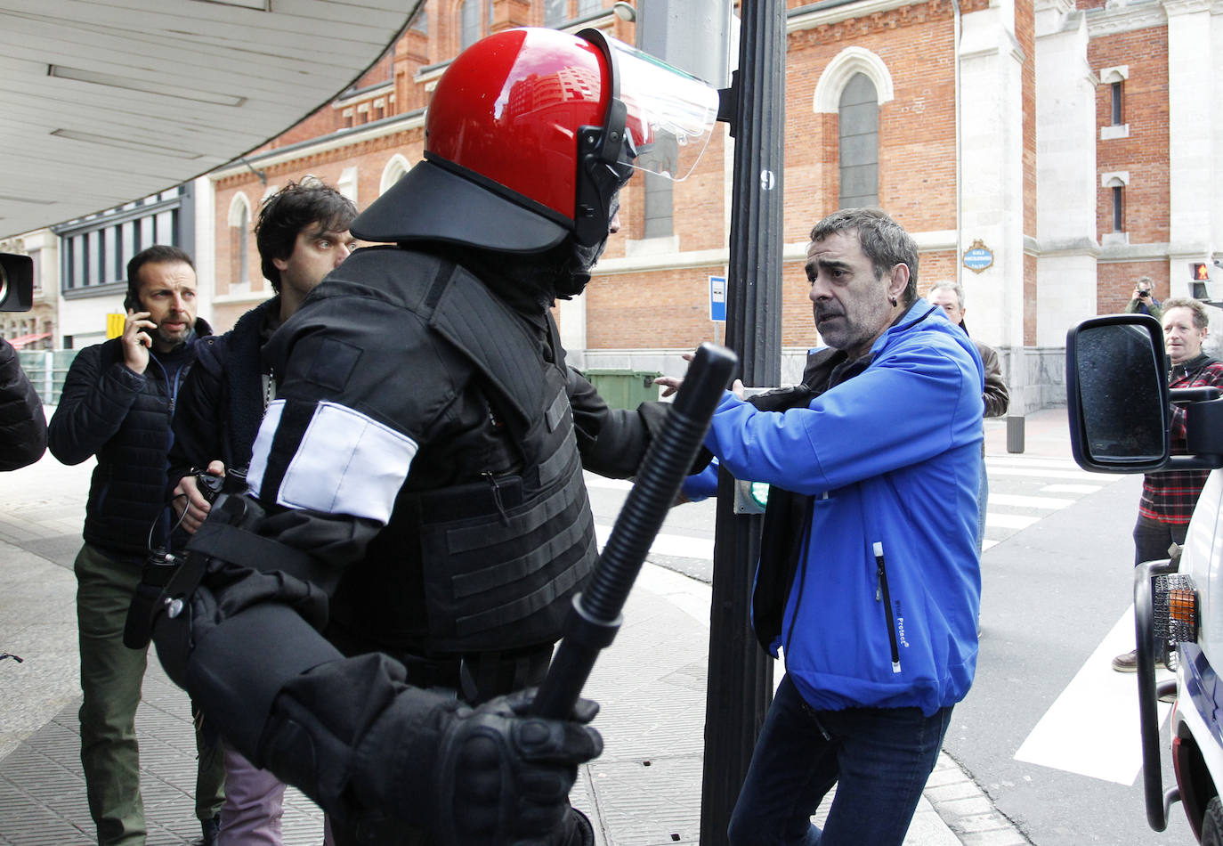 Fotos: Las jornada de huelga en Bilbao, en imágenes