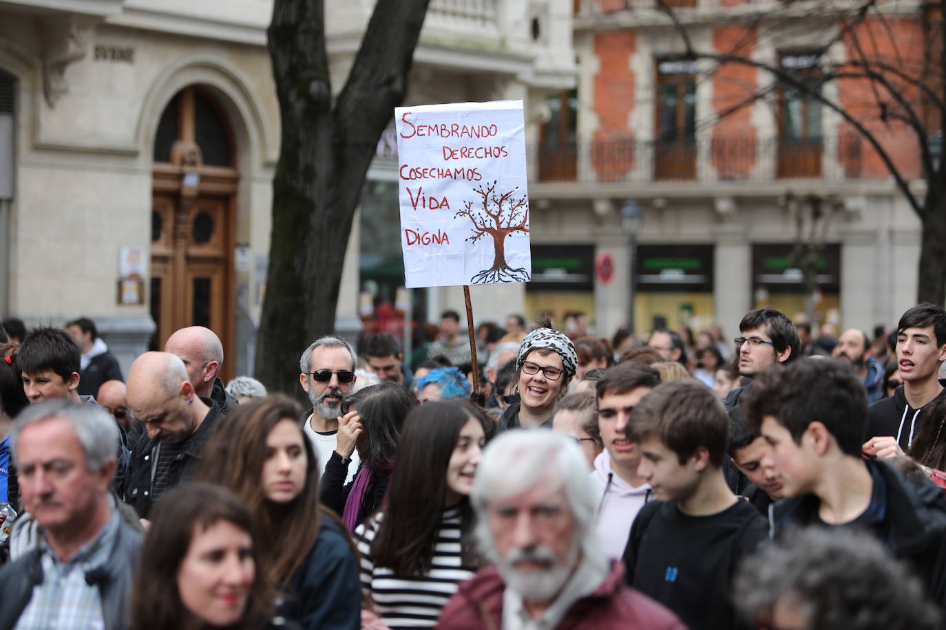 Fotos: Las jornada de huelga en Bilbao, en imágenes