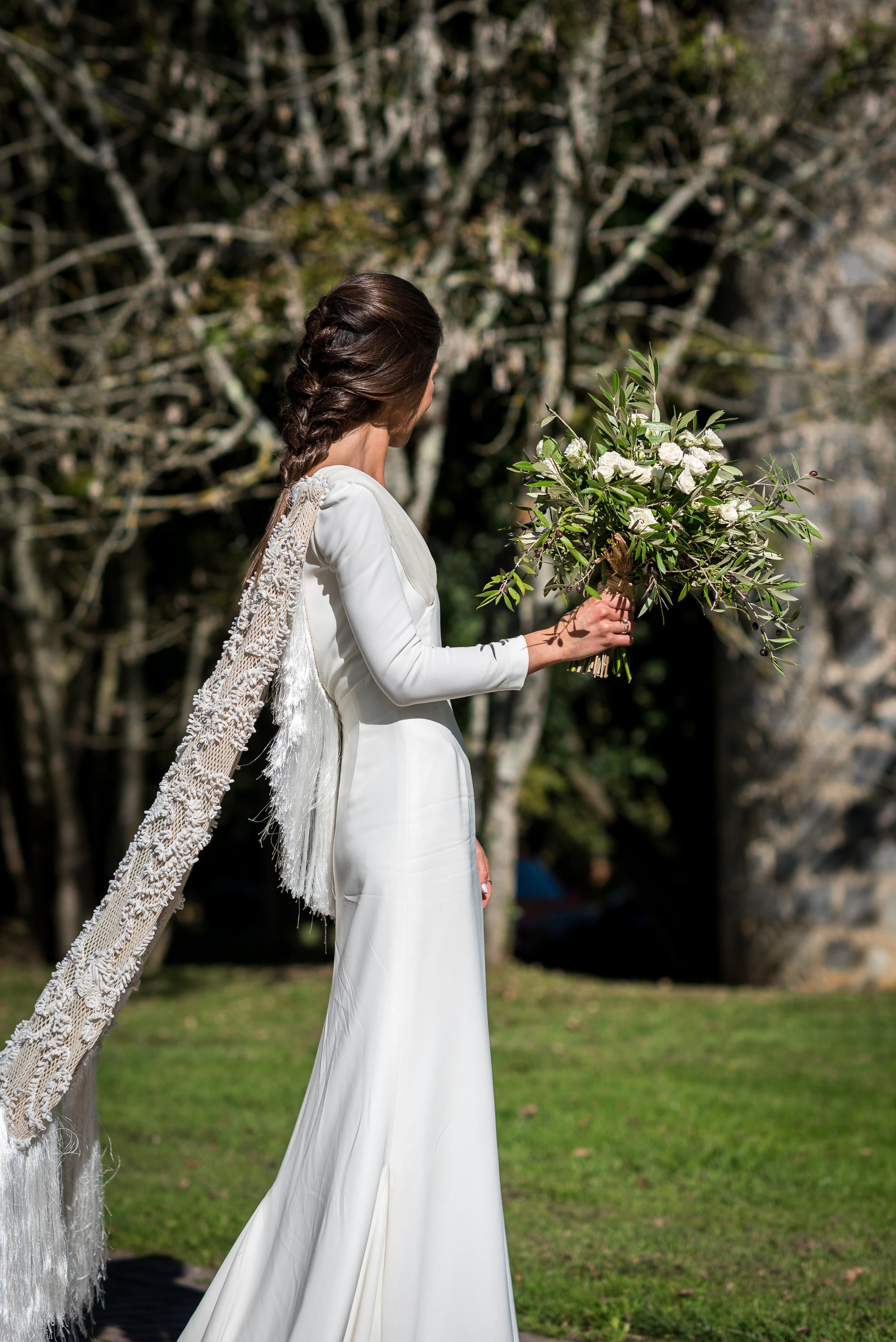 Fotos: La novia vitoriana del vestido viral que se casó en el Castillo de Arteaga