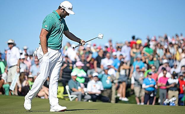 Rahm durante su vuelta de ayer en la tercera jornada en el TPC Scottsdale de Arizona. 
