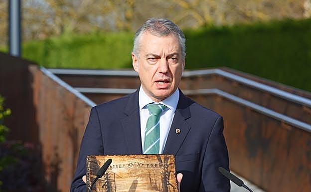 El Lehendakari iñigo Urkullu.