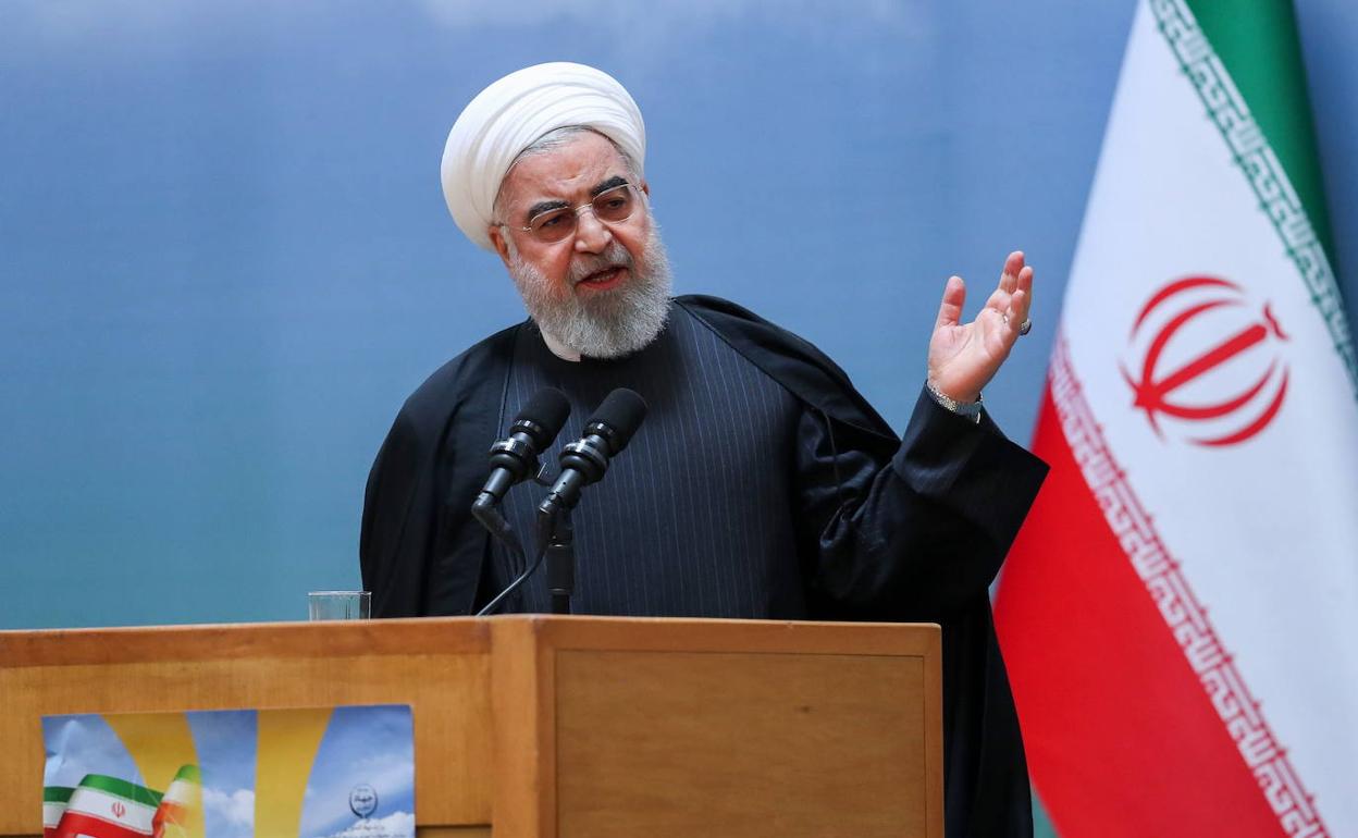 El presidente de Irán Hassan Rouhani. 