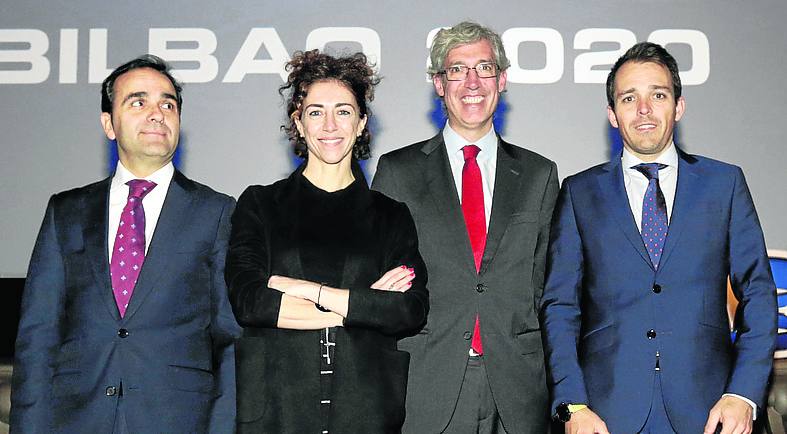 Alexis Moñino, Arantxa Crespo, Javier Salvador y Borja Ugarte. 