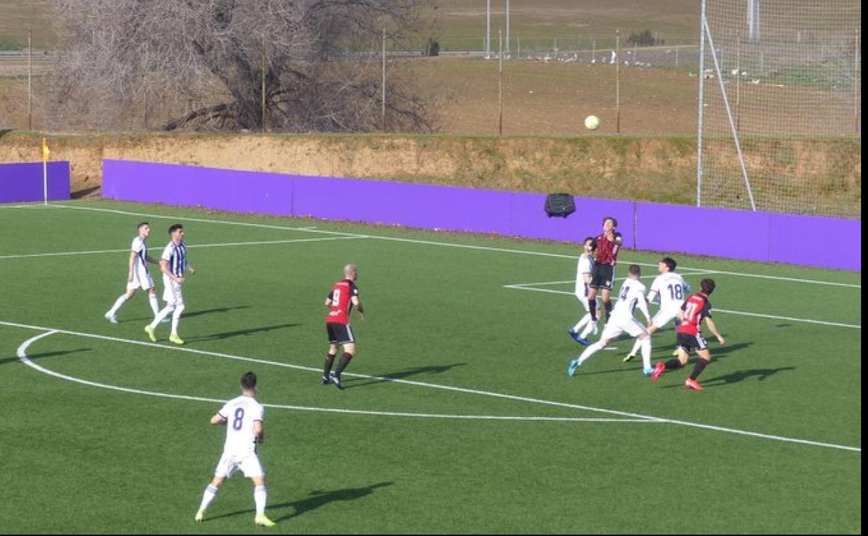 Imagen el encuentro entre el Arenas y el Valladolid la semana pasada.