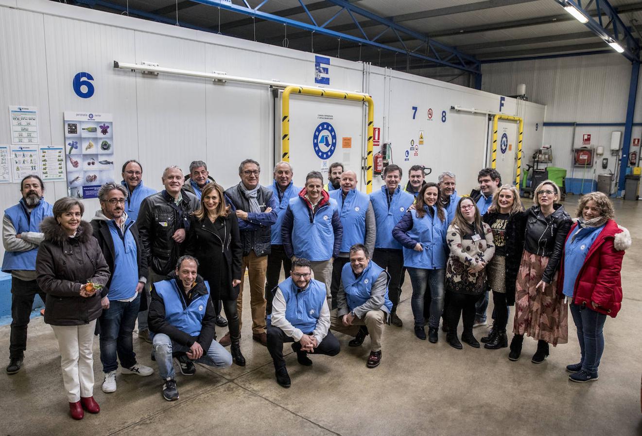 Mayoristas y minoristas se reunieron con los representantes de sal de Añana, de vino Rioja Alavesa, de txakoli alavés, bacalao Giraldo, café La Brasileña y La Peña Dulce. 