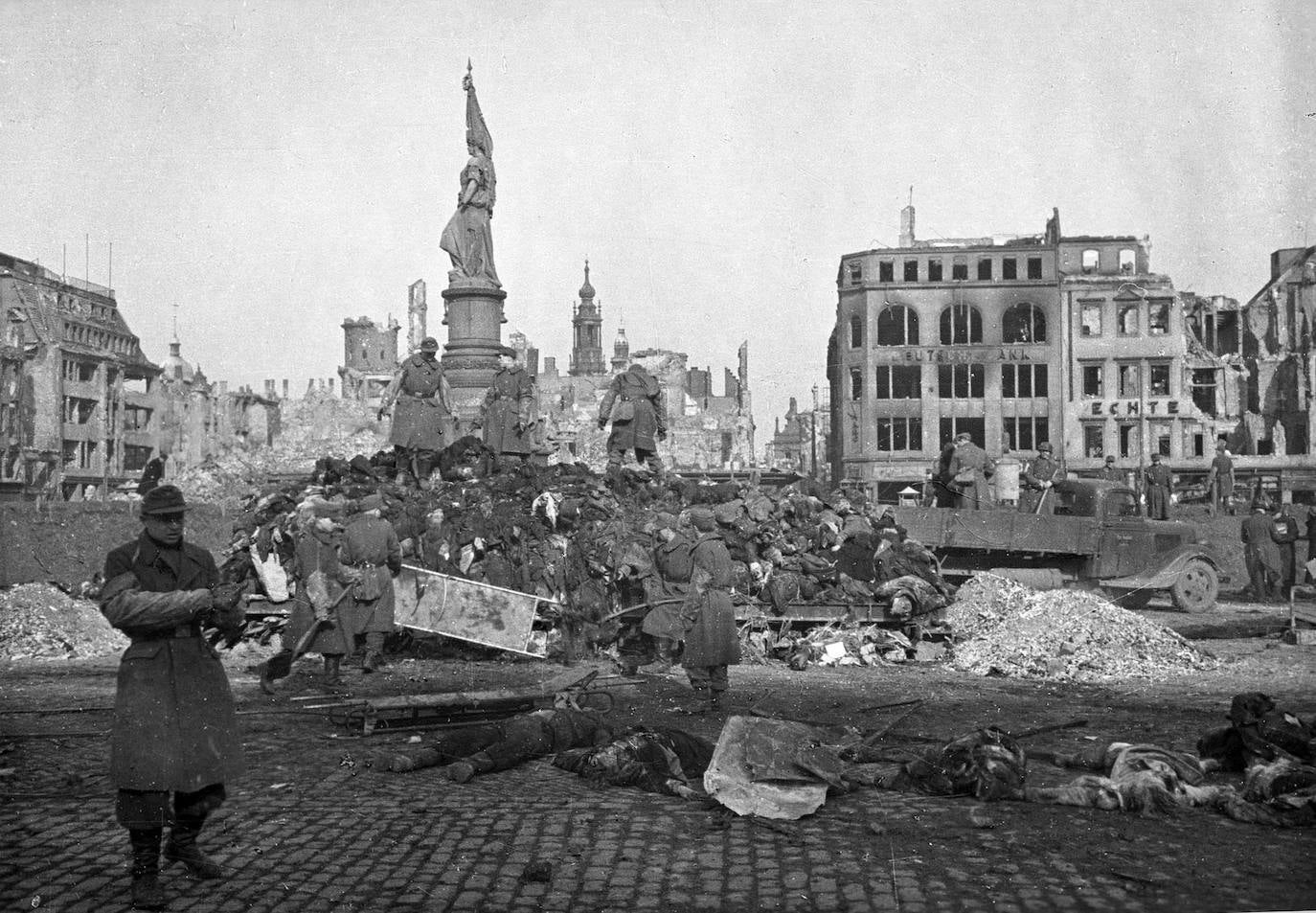 Fotos: Dresde conmemora hoy el 75 aniversario del bombardeo de la ciudad