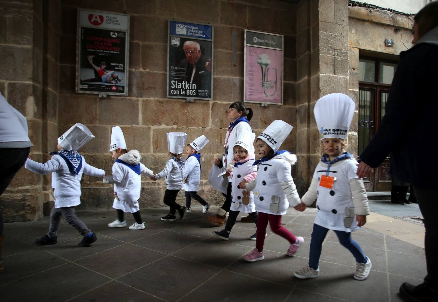 Las mejores fotos de los disfraces de carnavales de los más pequeños de la casa, en Bilbao.