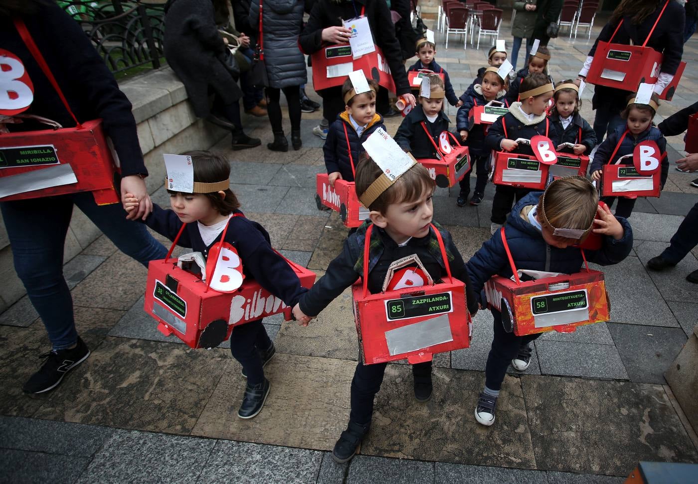 Las mejores fotos de los disfraces de carnavales de los más pequeños de la casa, en Bilbao.