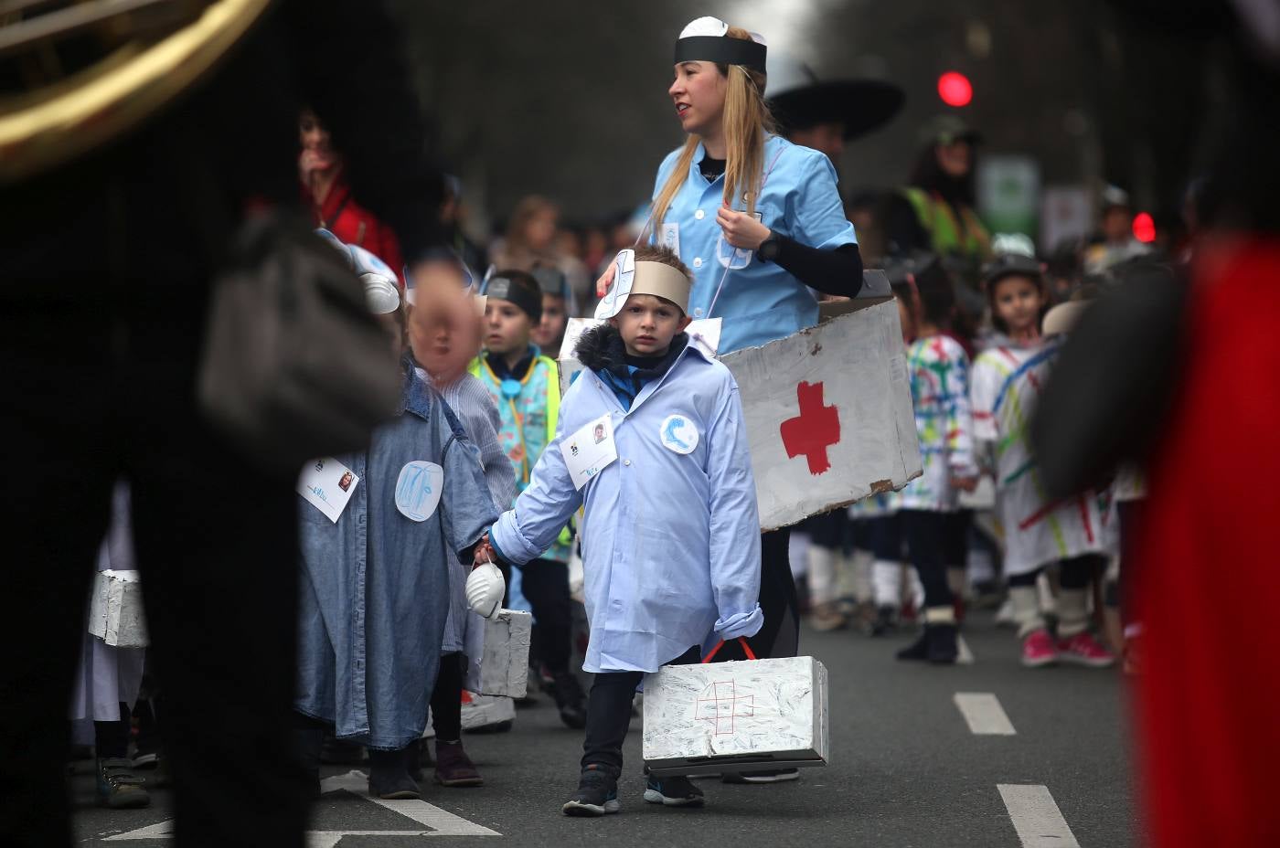 Las mejores fotos de los disfraces de carnavales de los más pequeños de la casa, en Bilbao.