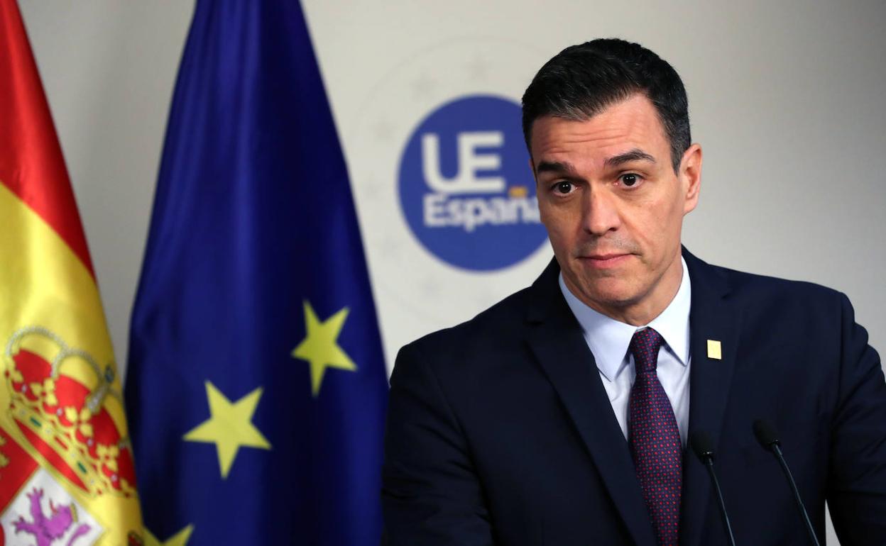 Pedro Sánchez, presidente del Gobierno. 