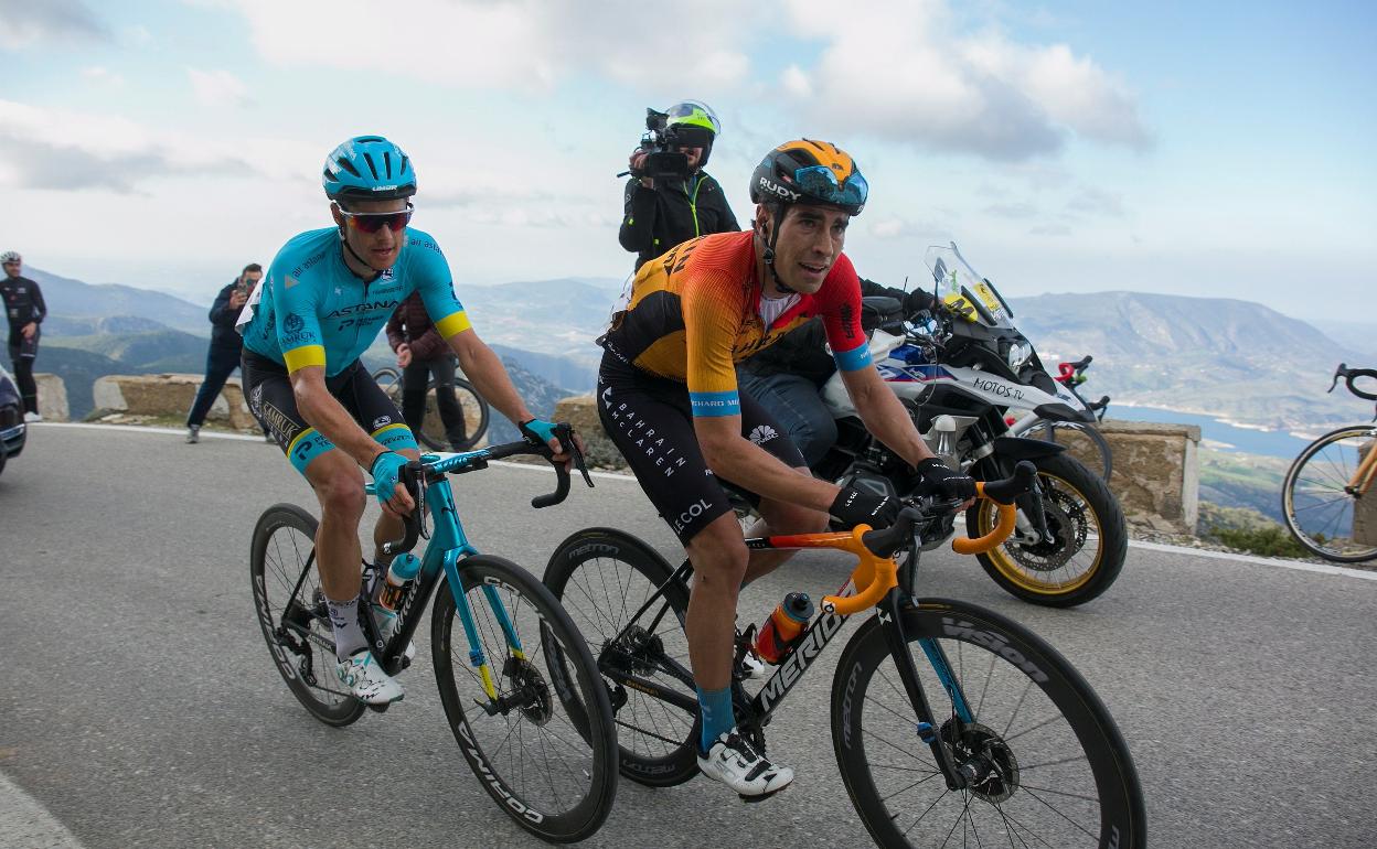 Mikel Landa y Jakob Fuglsang, los dos mejores en la Vuelta a Andalucía. 