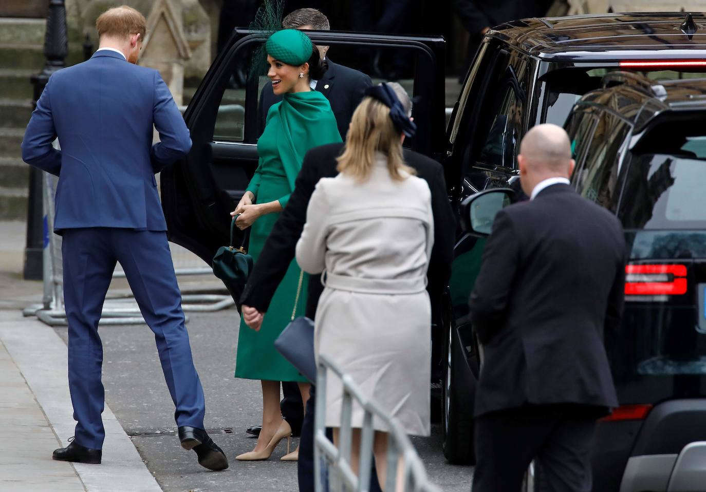 Fotos: El príncipe Harry y Meghan se despiden de Reino Unido