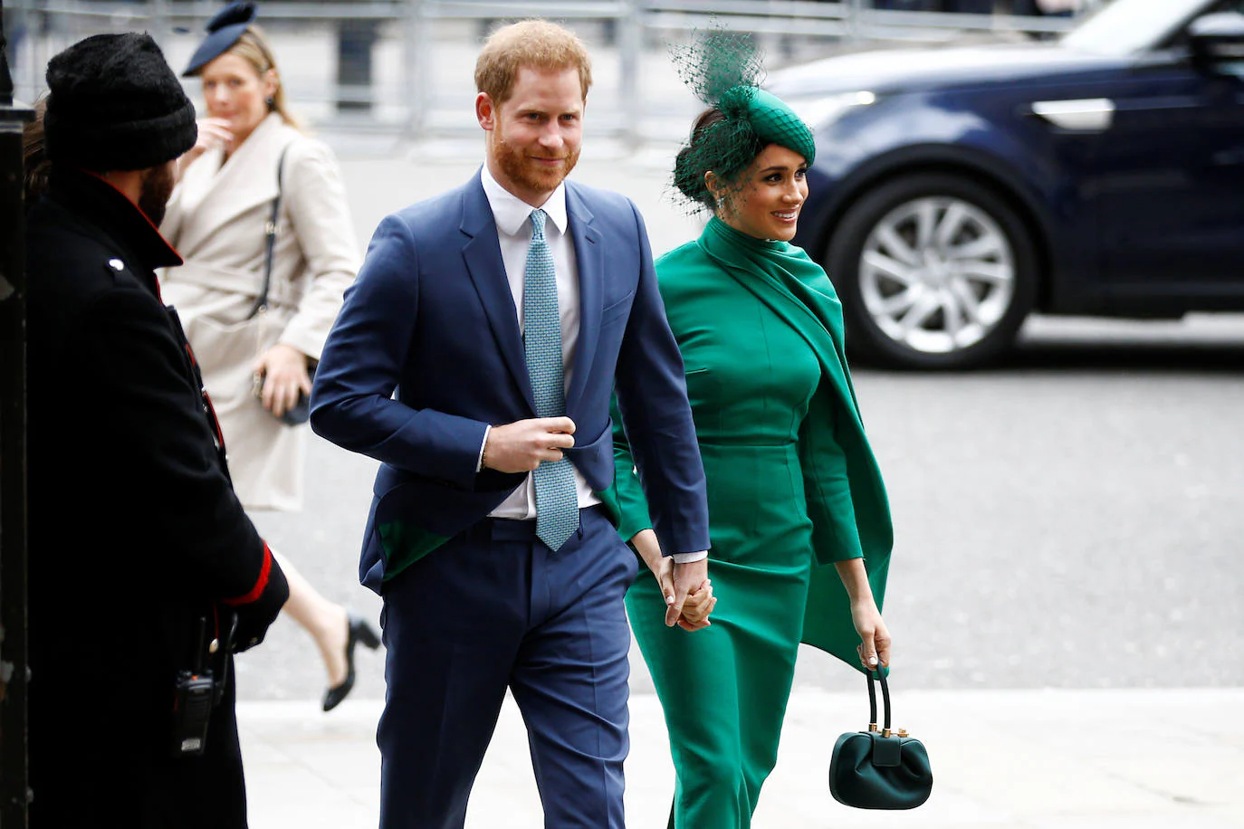 Fotos: El príncipe Harry y Meghan se despiden de Reino Unido