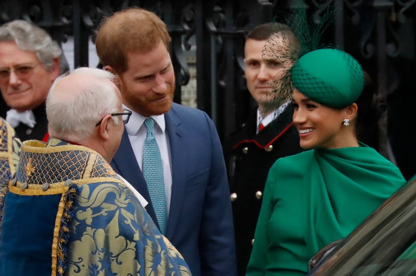 Fotos: El príncipe Harry y Meghan se despiden de Reino Unido