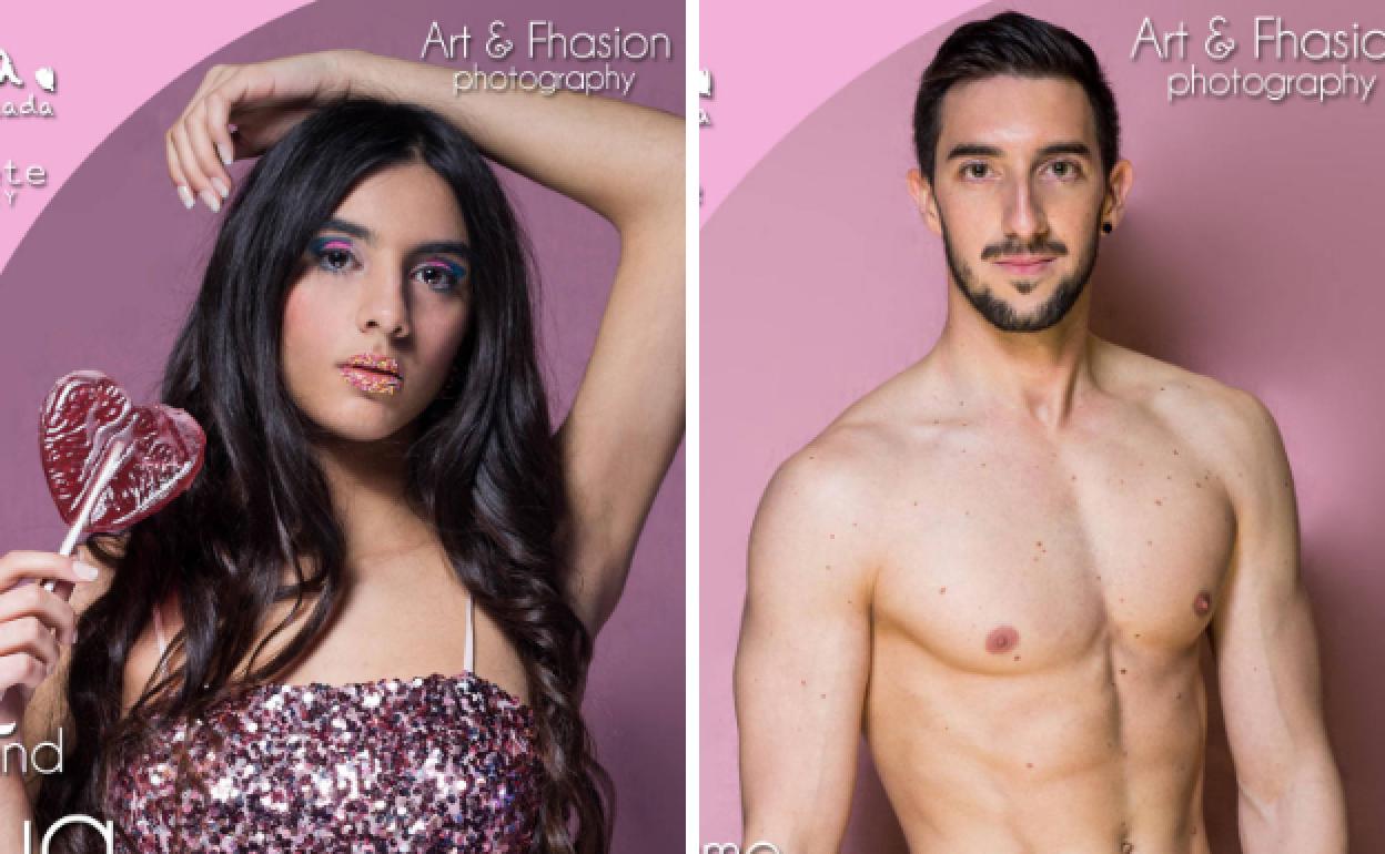 Dos aspirantes a ser Mister y Miss Grand Euskadi 2020.