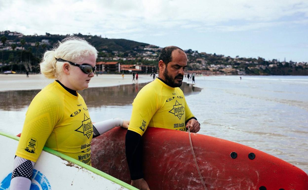 Gramse debutó en un Mundial junto a Paloma Oñate, Ibon Muguerza y Audrey Pascual. 