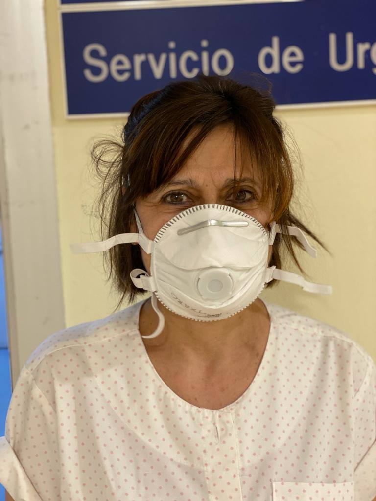 Txaro Majuelo. Limpiadora Urgencias