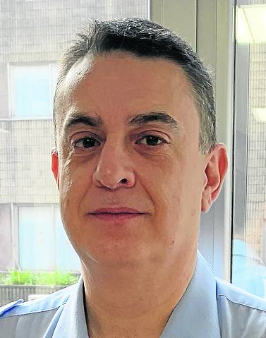 Ricardo Delgado. Vigilante hospital de Galdakao.