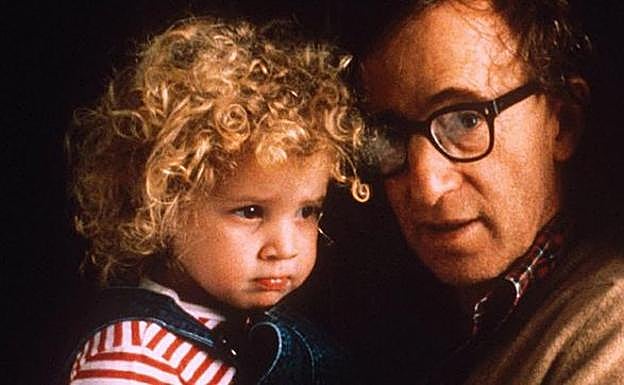 Woody Allen y Dylan Farrow.