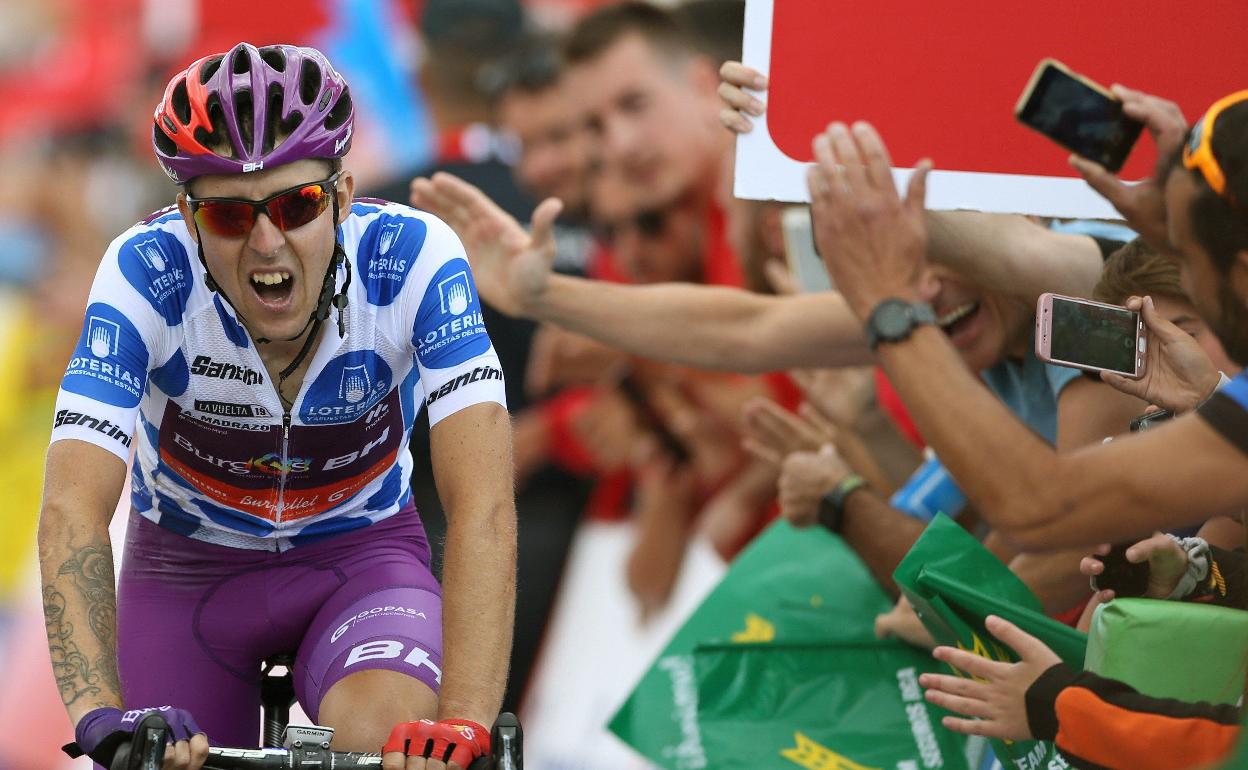 Ángel Madrazo ganó la etapa de Javalambre en la pasada Vuelta a España. 