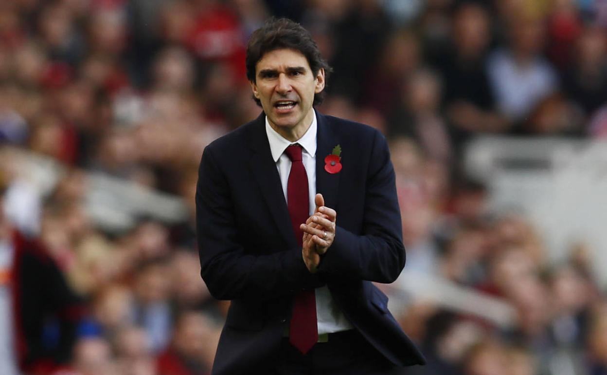 Karank, durante su etapa de entrenador en el Middlesbrough. 